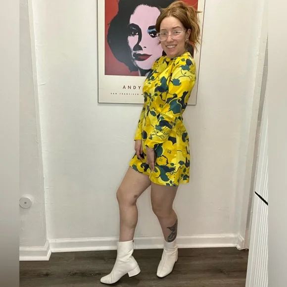 60’s Long Sleeve Mini Mod Dress - Picture 13 of 15